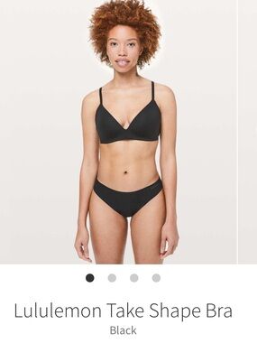 🖤 NWT Black Lululemon Take Shape Black Padded Wireless Bra 32C Women Intimates